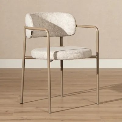 Produktbild von Bronx71 Esszimmerstuhl Nicky Stoff meliert beige