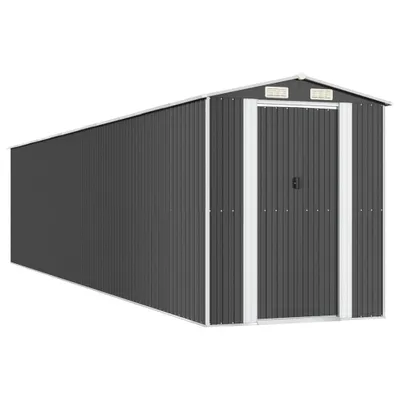 Produktbild von vidaXL Geräteschuppen Anthrazit 192x938x223 cm Verzinkter Stahl
