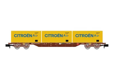 Produktbild von Arnold HN6652 - N - RENFE, 4-achs. Flachwagen MMC3 - Neu