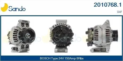 Produktbild von SANDO 2010768.1 Lichtmaschine Generator LiMa 150A 24V