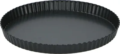 Produktbild von alpina Quicheform Abnehmbarer Boden - Ø 28 x 3 CM - Schwarz