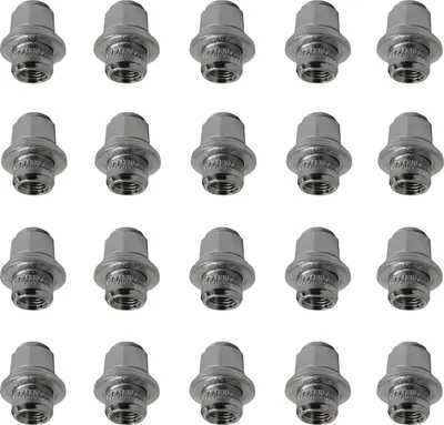 Produktbild von 20x Radmutter M12x1,5 Flachbund chrom 37 mm | Schlüsselweite 21 mm kompatibel mit Toyota Allex