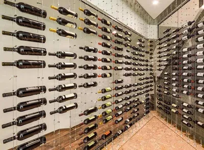Image de Casier à vin suspendu Casier à vin Casier à bouteilles Meuble à vin Support à vin