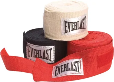 Produktbild von Everlast Core Hand Wraps 3er Pack 305 cm Schwarz/Weiß/Rot