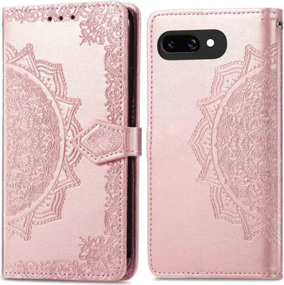 Imagen del producto de Funda tipo libro para Google Pixel 9A de la marca imoshion, color rosa dorado
