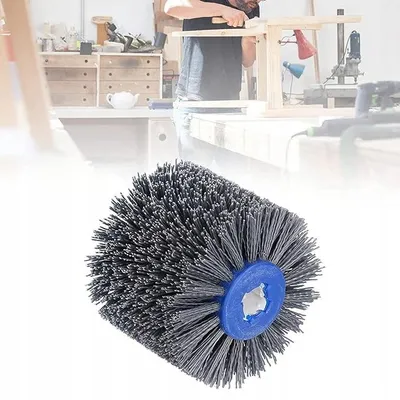 Produktbild von Nylon-Walzenbürste für Satinierer, 80er Körnung, Holzbearbeitung, 120x100mm
