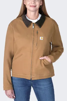 Immagine prodotto di Giacca da donna Carhartt Detroit, modello Rugged Canvas, color marrone