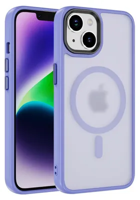 Produktbild von Handyhülle Magsafe für Apple iPhone 15 Plus Handyhülle Bumper Case Magnet Cover – Farbe: Helles Violett