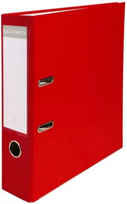 Immagine prodotto di Cartella A4 80 mm PP rosso confezione da 20 pezzi