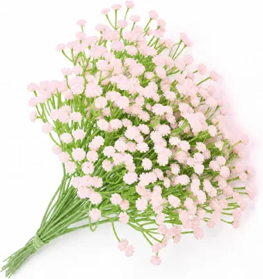Produktbild von Künstliches Gipskraut, 15 Stück, 29,5 cm, kleine Kunstblumen für Vase