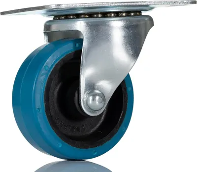 Produktbild von Drehbare Rolle mit Rad ø 75 mm und 90 kg Tragkraft