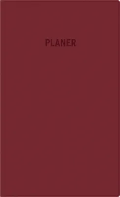 Produktbild von Taschenplaner bordeaux 2026 - Bürokalender 9,5x16 cm