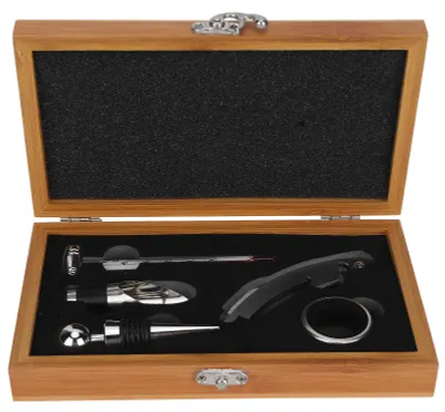 Produktbild von 5-teiliges Weinflaschenöffner-Set für den Haushalt, Korkenzieher-Set, Werkzeug, Weinzubehör, Geschenk