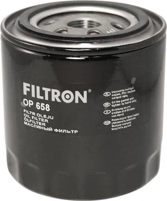 Produktbild von Ölfilter FILTRON OP 658 Anschraubfilter für JEEP CHEROKEE (XJ) WRANGLER II (TJ) WRANGLER I (YJ, SJ) CJ5 - CJ8 SUV Cabrio