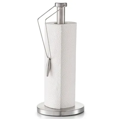 Produktbild von Zeller Küchenrollenhalter, Edelstahl, Ø15 x 33,5 cm, 27236