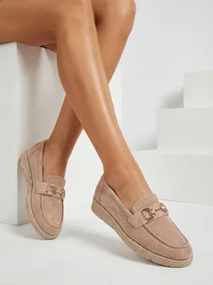 Produktbild von Damen Mokassins Öko-Wildleder Charlis, Größe 38