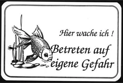 Produktbild von Hinweisschild - Hier wache ich... - Gr. ca. 15 x 10 cm - 308167