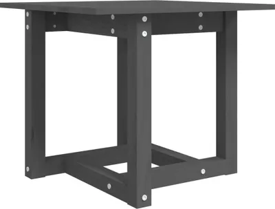 Produktbild von vidaXL Couchtisch Grau 50x50x45 cm Massivholz Kiefer
