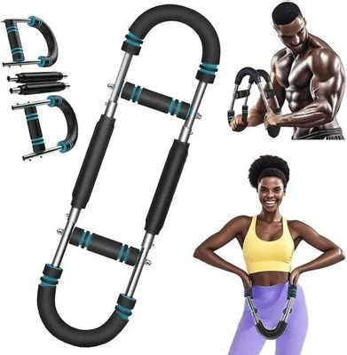 Productafbeelding van Verstelbare Krachttrainer voor Borst en Armen - Indoor Fitnessapparatuur