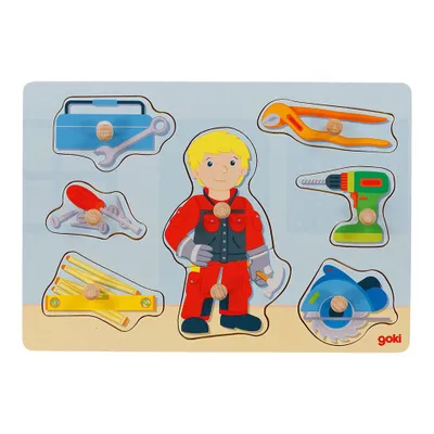 Immagine prodotto di Puzzle di legno Nick Klusjesman, 8 pezzi.