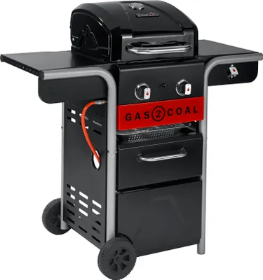 Produktbild von Char-Broil Gas2Coal 210 Hybrid Grill - 2 - Brenner Gas & Kohlegrill , Schwarz