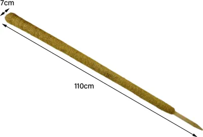 Immagine prodotto di Novatool bastone da piantagione in cocco 110 cm I Ø 45 mm I professionale I allungabile I fibra di cocco naturale I portapiante I bastone da arrampicata I bastone da muschio bastone da piantagione in cocco