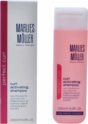 Produktbild von Marlies Möller Perfect Curl, Curl Activating Shampoo, 200 ml, Shampoo, Nicht-professionell, Frauen, Lockiges Haar, Alle Farben