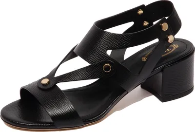 Produktbild von F9642 sandalo donna schwarz TOD'S scarpe Korn Effekt Schuh Frau