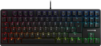 Produktbild von CHERRY G80-3000N RGB TKL, Kabelgebunden, USB, Mechanischer Switch, QWERTY, RGB-LED, Schwarz