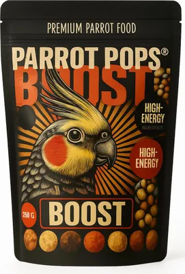 Immagine prodotto di Parrot Pops Boost Hi Energy Small - Mangime energetico in palline per pappagalli di piccola e media taglia 250 G