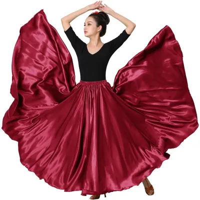 Immagine prodotto di SANCAN, gonna lunga al polpaccio, stile retrò, ideale per ballare, per Halloween e per altre occasioni