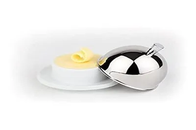 Zdjęcie produktu dla APS 15921 Serwer do masła, wykonany ze stali nierdzewnej/porcelany