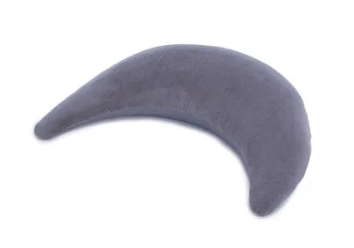 Produktbild von Theraline Plüschmond, Dessin 125 steingrau