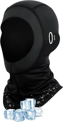 Image de Casque de protection pour le visage, unie - En soie rafraîchissante - Balaclava - Pour moto
