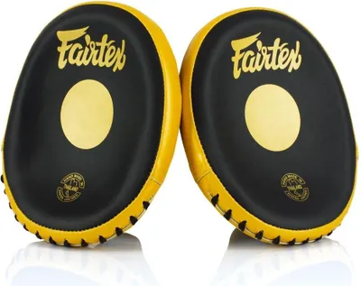 Obrázek produktu pro Boxerské štíty Fairtex FMV15 černá/zlatá
