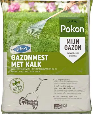 Zdjęcie produktu dla Nawóz do trawników z wapnem 125m2 - Pokon