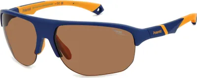 Produktbild von Polaroid PLD 7059/S MATTE BLUE/BROWN 70/9/135 Herrenbrillen Sonnenbrillen