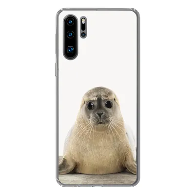 Produktbild von MuchoWow® Handyhülle Schutzhülle Hülle für Huawei P30 Pro Robbe - Tiere - Kinder - Jungen - Mädchen - Kinder Silikon Softcase Handy Hülle - Schutzdeckel