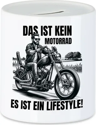 Produktbild von Das ist kein Motorrad das ist ein Lifestyle Motorradfahrer Spardose - Motorrad Leidenschaft