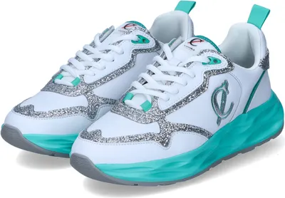 Produktbild von CafèNoir Damen Low Sneaker Weiß Leder-Textil-Synthetik-Mix Größe: 37