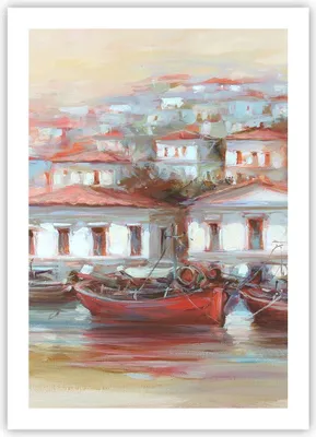 Produktbild von Poster - Poster ohne Rahmen - Bild Segelboot Hafen - 50x70 cm - Wand Bild - Wanddeko - Wandbilder - Kunstposter - Wandposter - Bilder - Kunstdruck - Wanddekoration - Wandbild - P2XPA50x70-4937