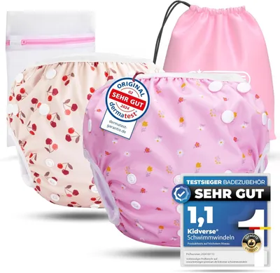 Obrázek produktu pro Badeplavky pro miminka, sada 2 kusů, velikost 0 až 3 roky, vhodné pro plavání