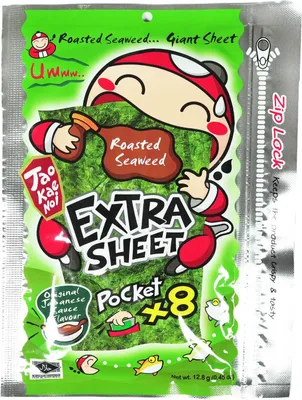 Produktbild von Taokaenoi geröstete Algen Extra Sheet Original Flavour 12,8g