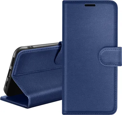 Produktbild von Zanaé, Portemonnaie Etui Galaxy A24 mit Ständer und Magnetlasche, Nachtblau