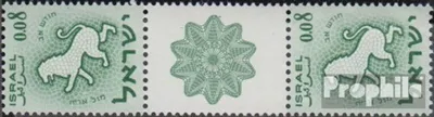 Produktbild von Briefmarken Israel 1961 Mi 228SZ Zwischenstegpaar postfrisch Tierkreiszeichen