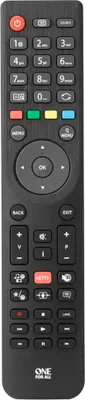 Produktbild von One For All TV-Ersatzfernbedienung Telefunken Schwarz
