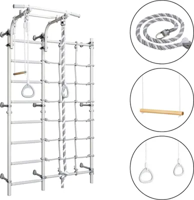 Produktbild von Sprossenwand kinderzimmer Next-3 Weiß | Kletterwand | Turngeräte | Wandmontage