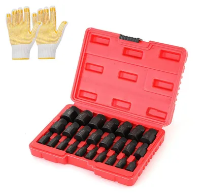 Schraubenausdreher-Set, 25-teilig, professionell, mit Tragetasche