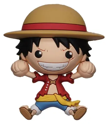 Productafbeelding van One Piece 3D schuimrubberen magneet van Luffy