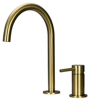 Immagine prodotto di Miscelatore per cucina, finitura oro, modello PLX2HR-60, linea Pure.Sink